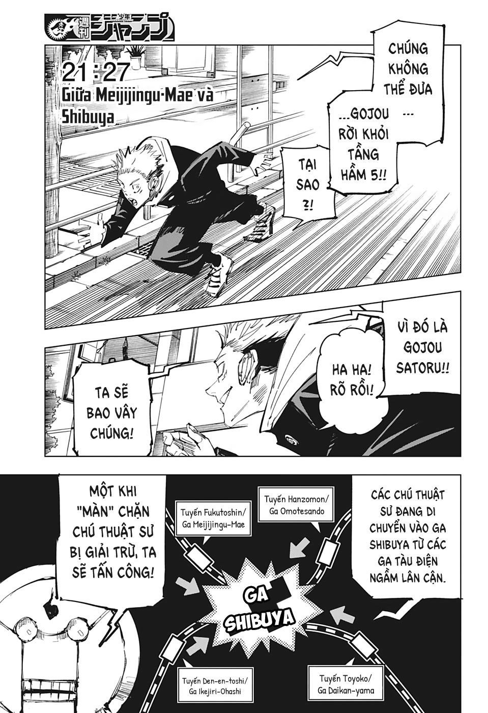 Chú Thuật Hồi Chiến Chap 92 - Next Chap 93
