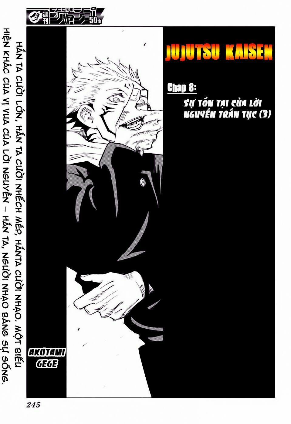 Chú Thuật Hồi Chiến Chap 8 - Next Chap 9