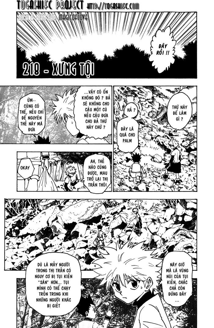 Hunter x Hunter  Chap 218 - Next Chap 219