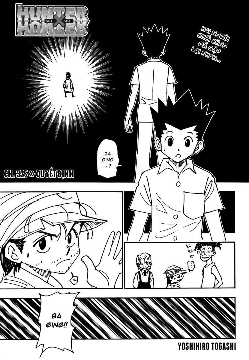 Hunter x Hunter  Chap 335 - Next Chap 336