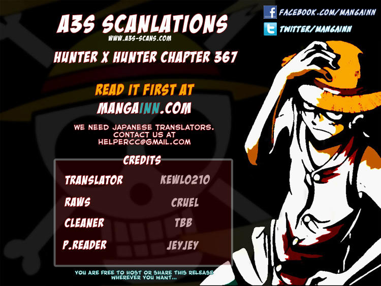 Hunter x Hunter Chap 337 - Next Chap 338