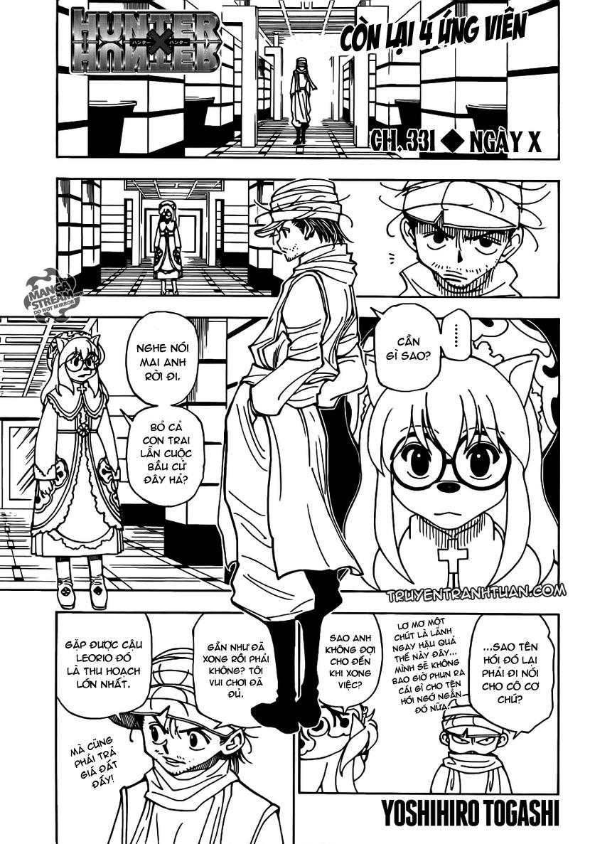 Hunter x Hunter  Chap 331 - Next Chap 332