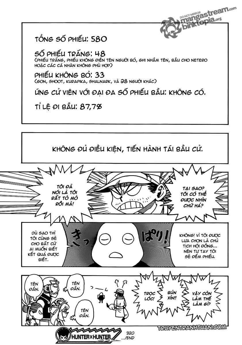 Hunter x Hunter  Chap 320 - Next Chap 321