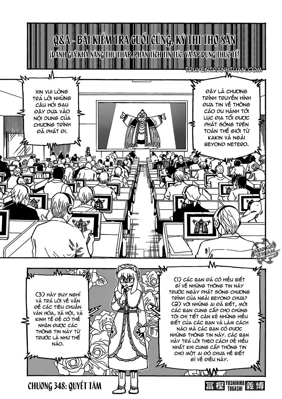 Hunter x Hunter  Chap 348 - Next Chap 349