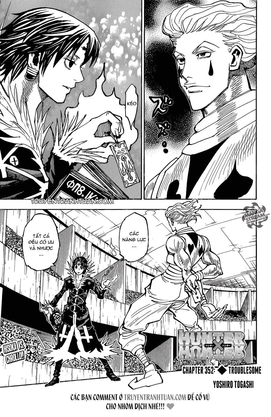 Hunter x Hunter  Chap 352 - Next Chap 353