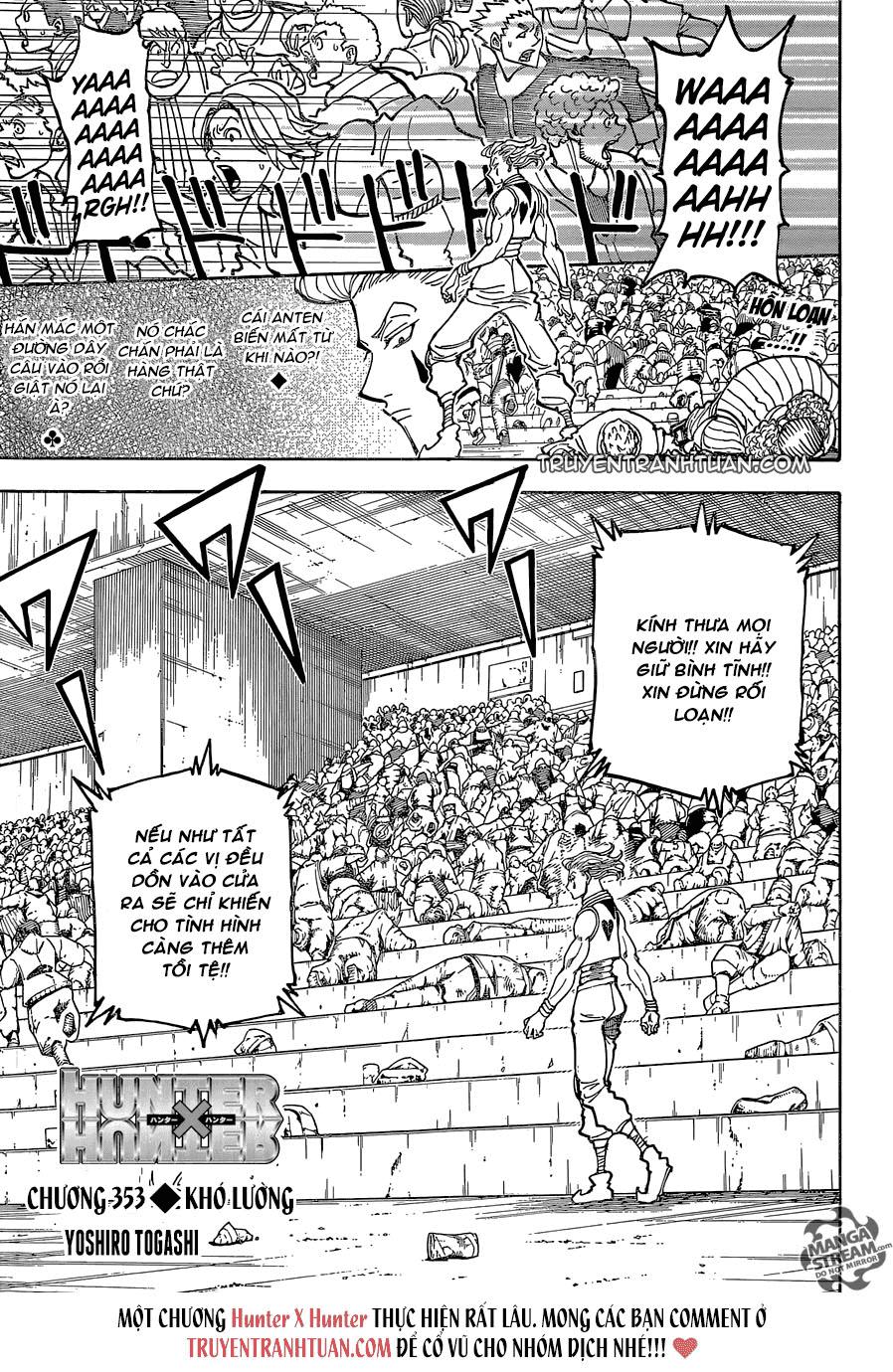 Hunter x Hunter Chap 353 - Next Chap 354