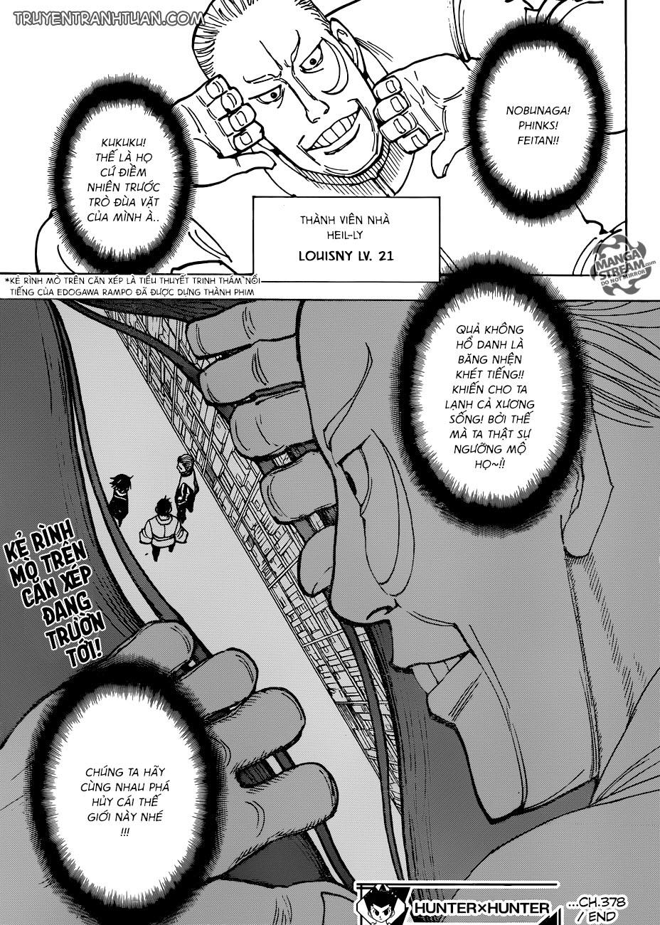 Hunter x Hunter Chap 378 - Next Chap 379