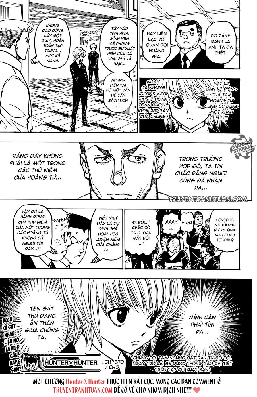 Hunter x Hunter  Chap 370 - Next Chap 371