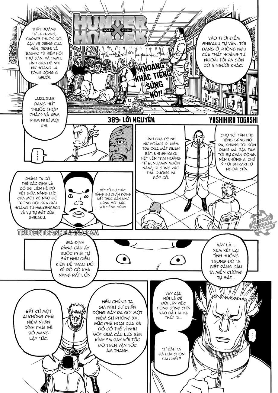 Hunter x Hunter  Chap 389 - Next Chap 390