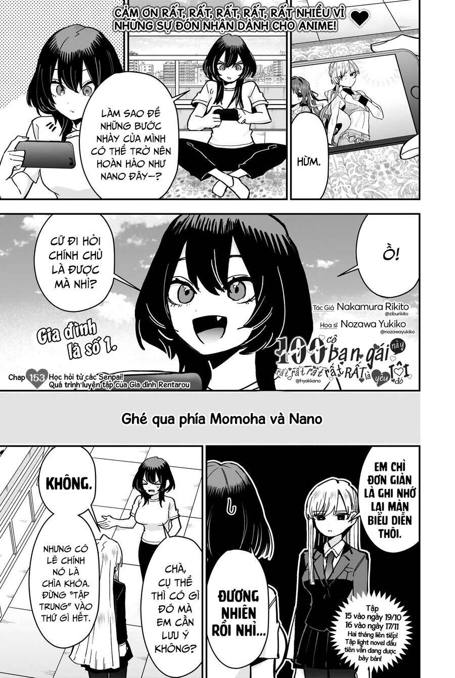 100 Cô Bạn Gái Chap 153 - Next Chap 154