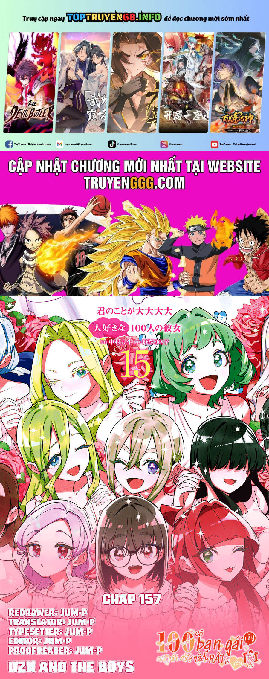 100 Cô Bạn Gái Chap 157 - Next Chap 158