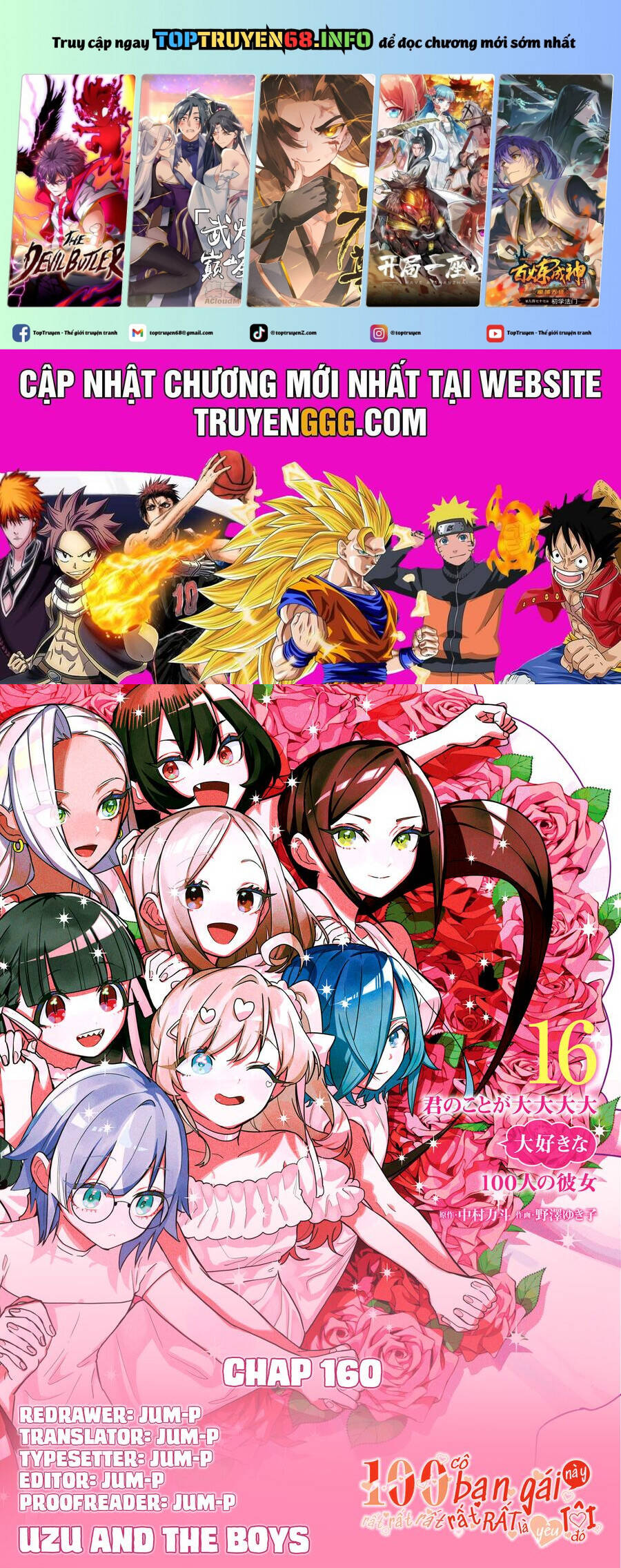 100 Cô Bạn Gái Chap 160 - Next Chap 161