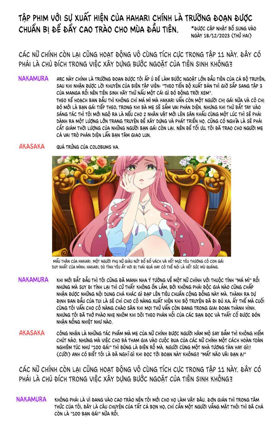 100 Cô Bạn Gái Chap 160 - Next Chap 161