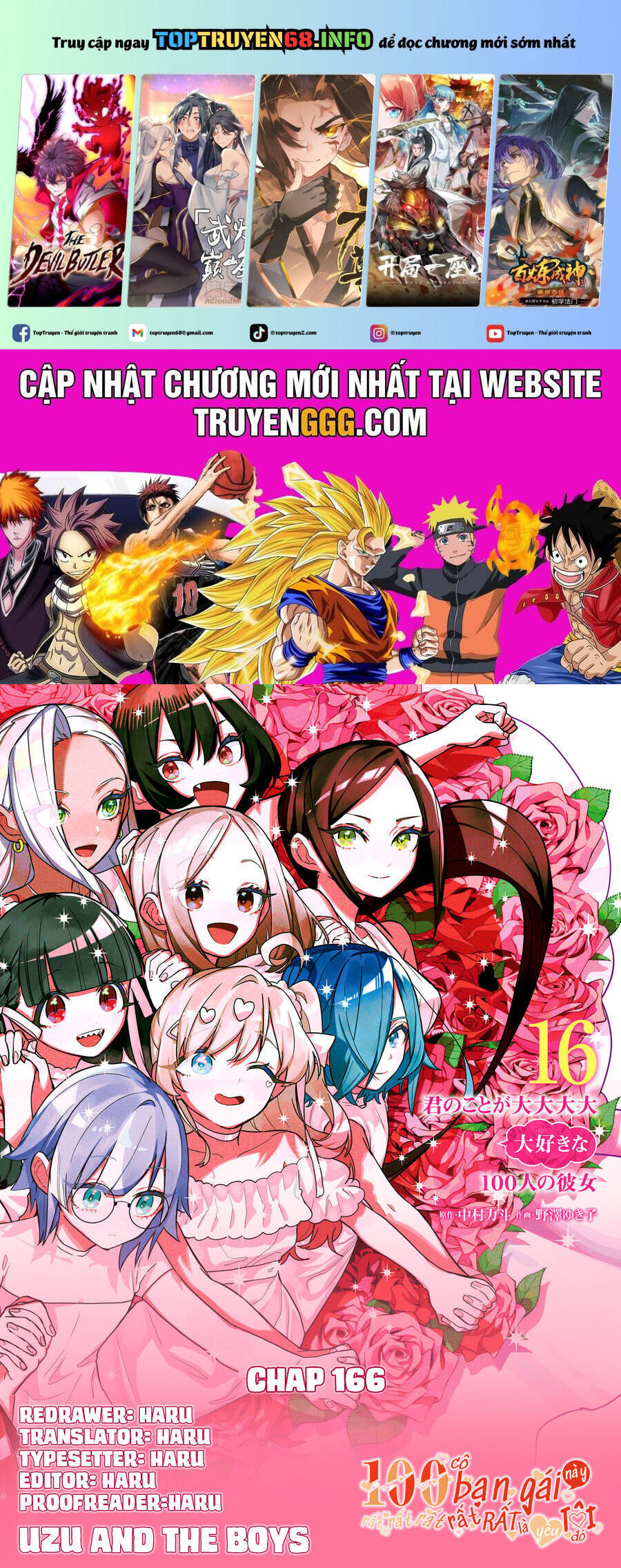 100 Cô Bạn Gái Chap 166 - Next Chap 167