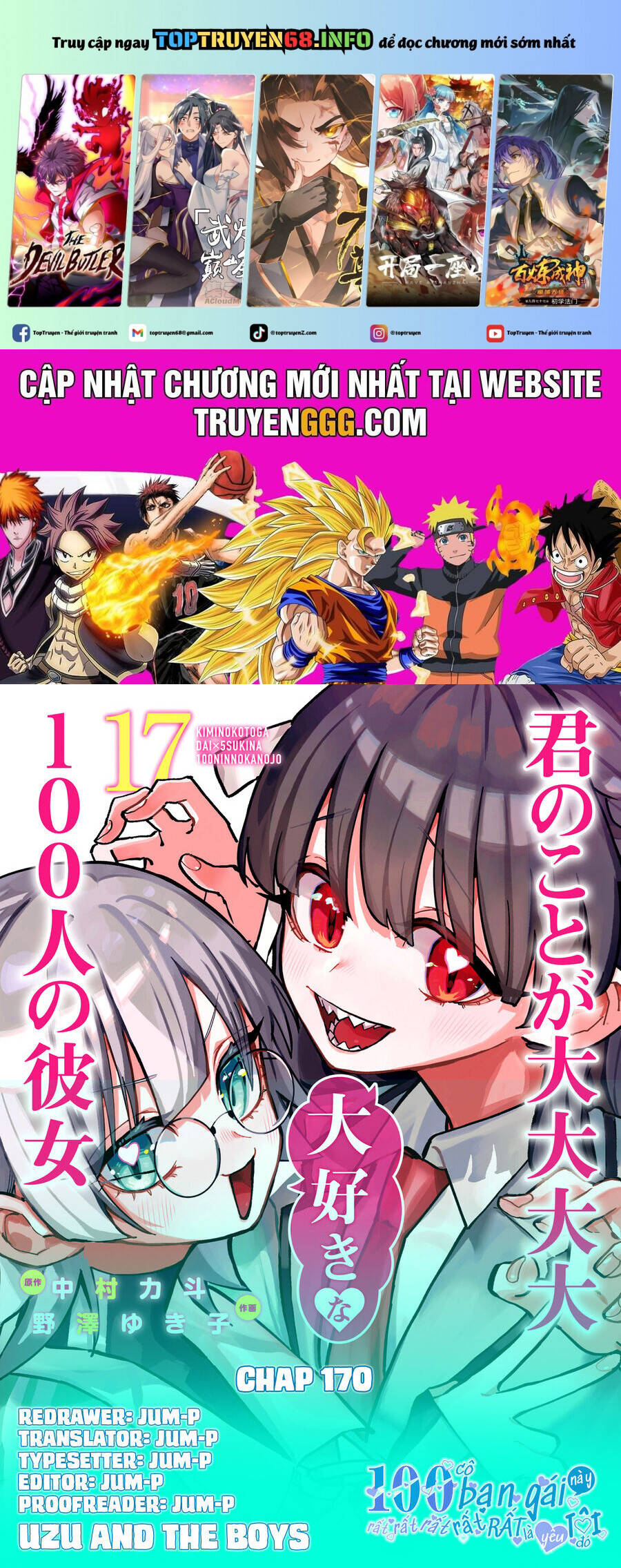 100 Cô Bạn Gái Chap 170 - Next Chap 171