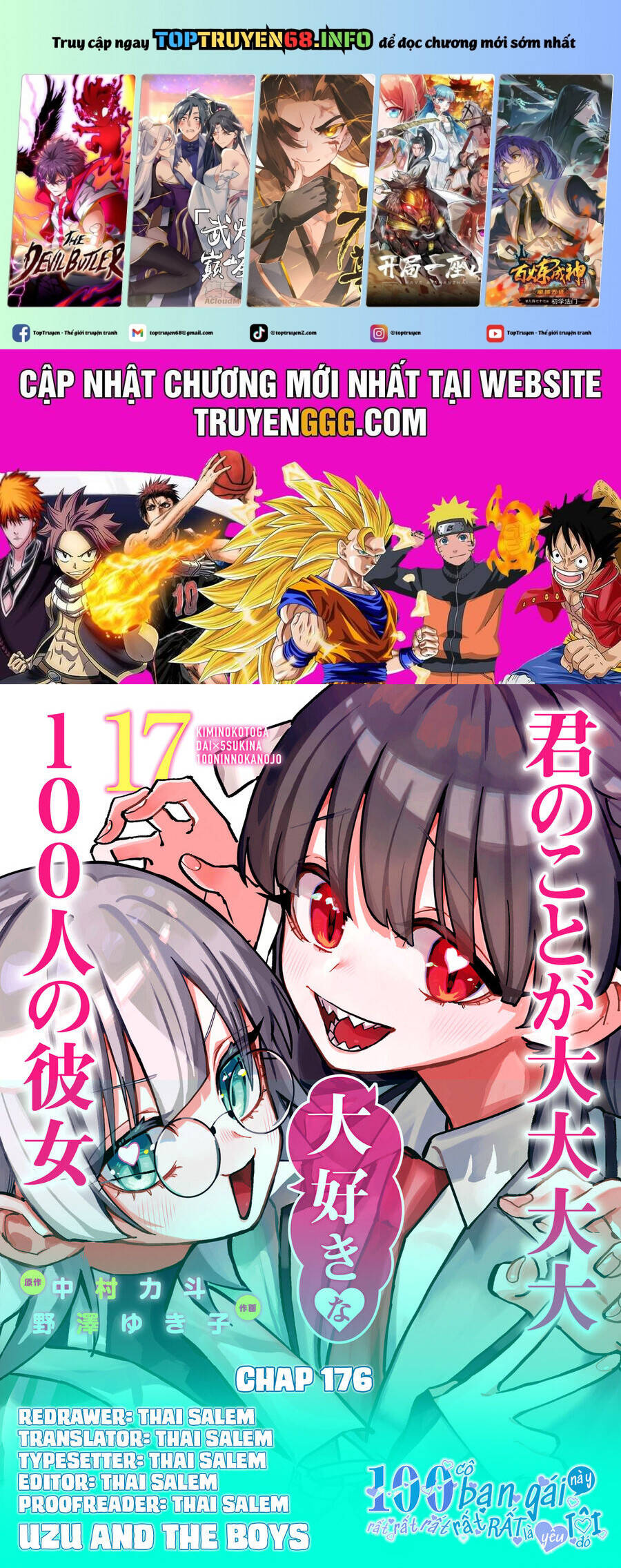 100 Cô Bạn Gái Chap 176 - Next Chap 177