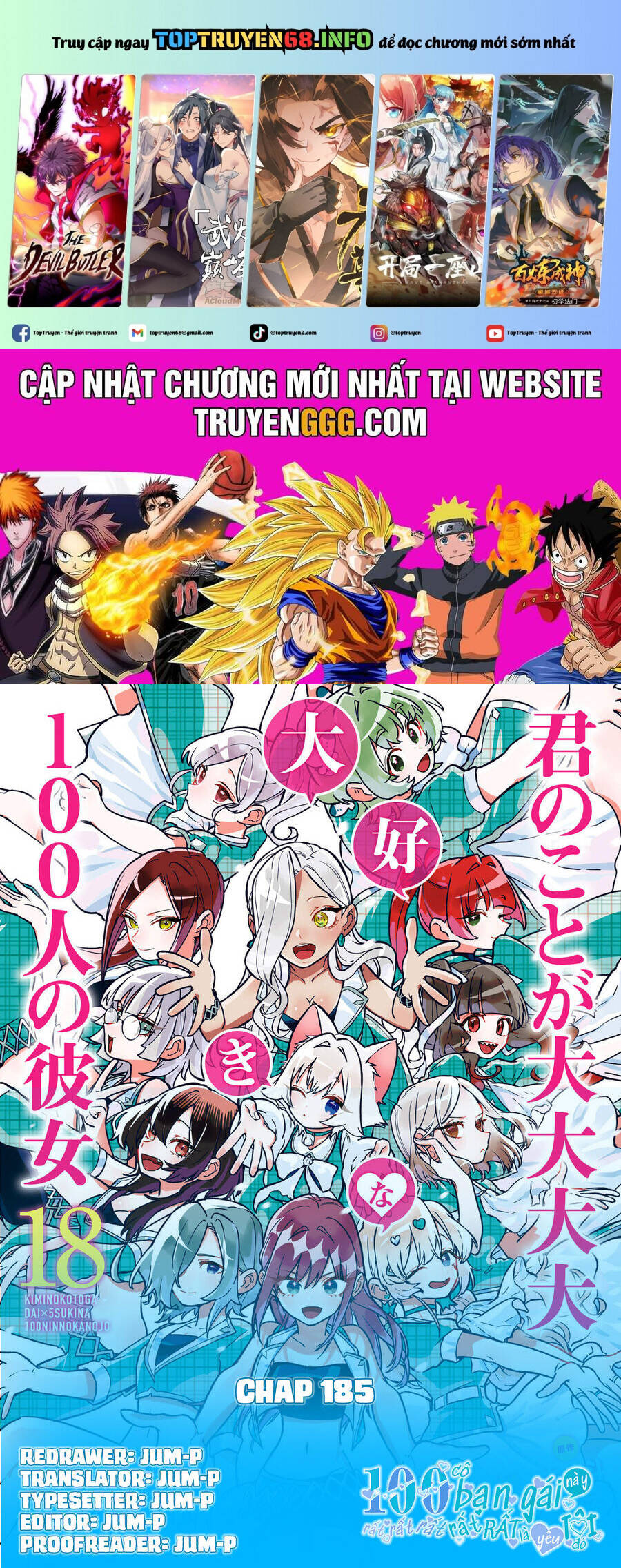 100 Cô Bạn Gái Chap 185 - Next Chap 186