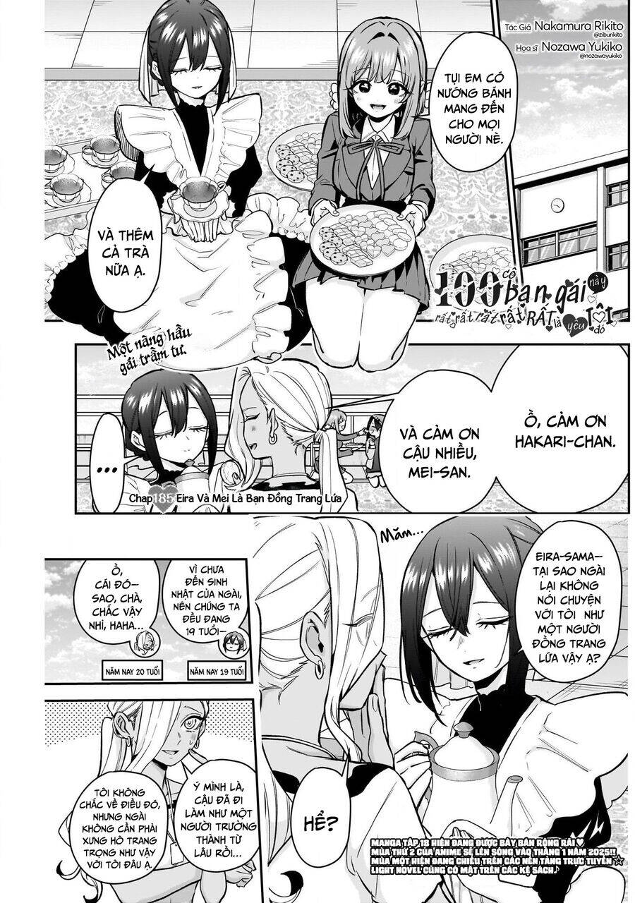 100 Cô Bạn Gái Chap 185 - Next Chap 186