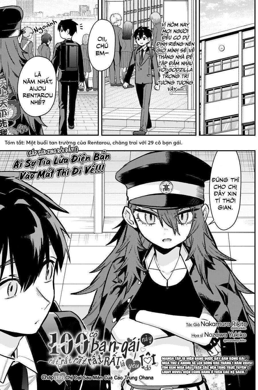 100 Cô Bạn Gái Chap 186 - Next Chap 187