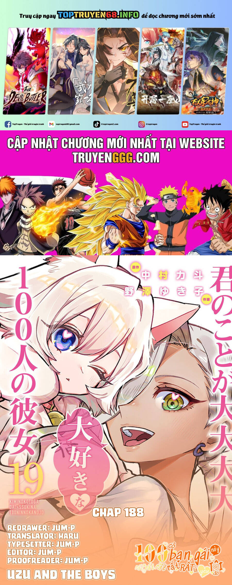 100 Cô Bạn Gái Chap 188 - Next Chap 189