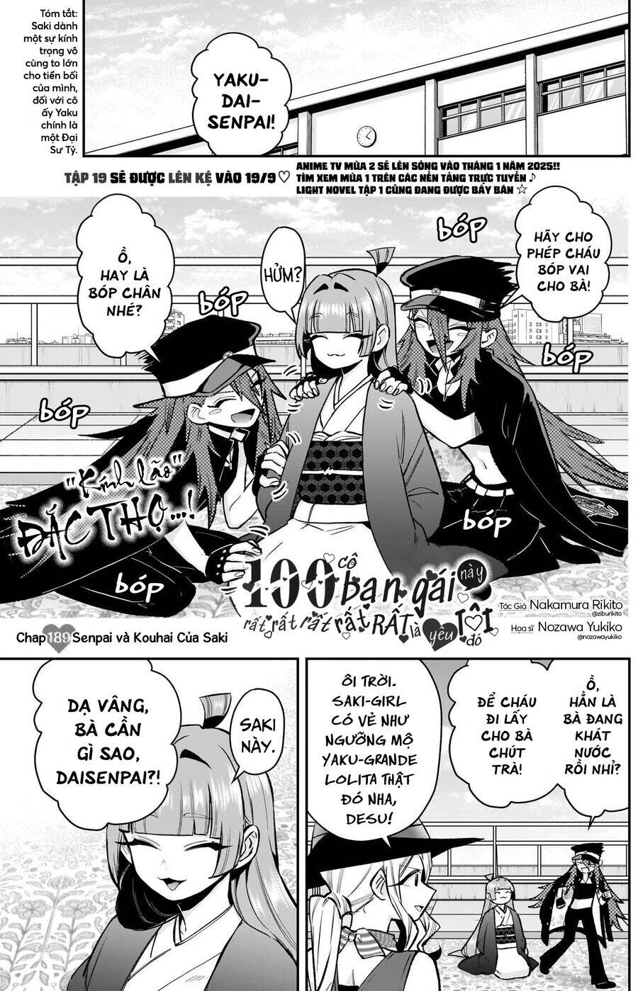 100 Cô Bạn Gái Chap 189 - Next Chap 190