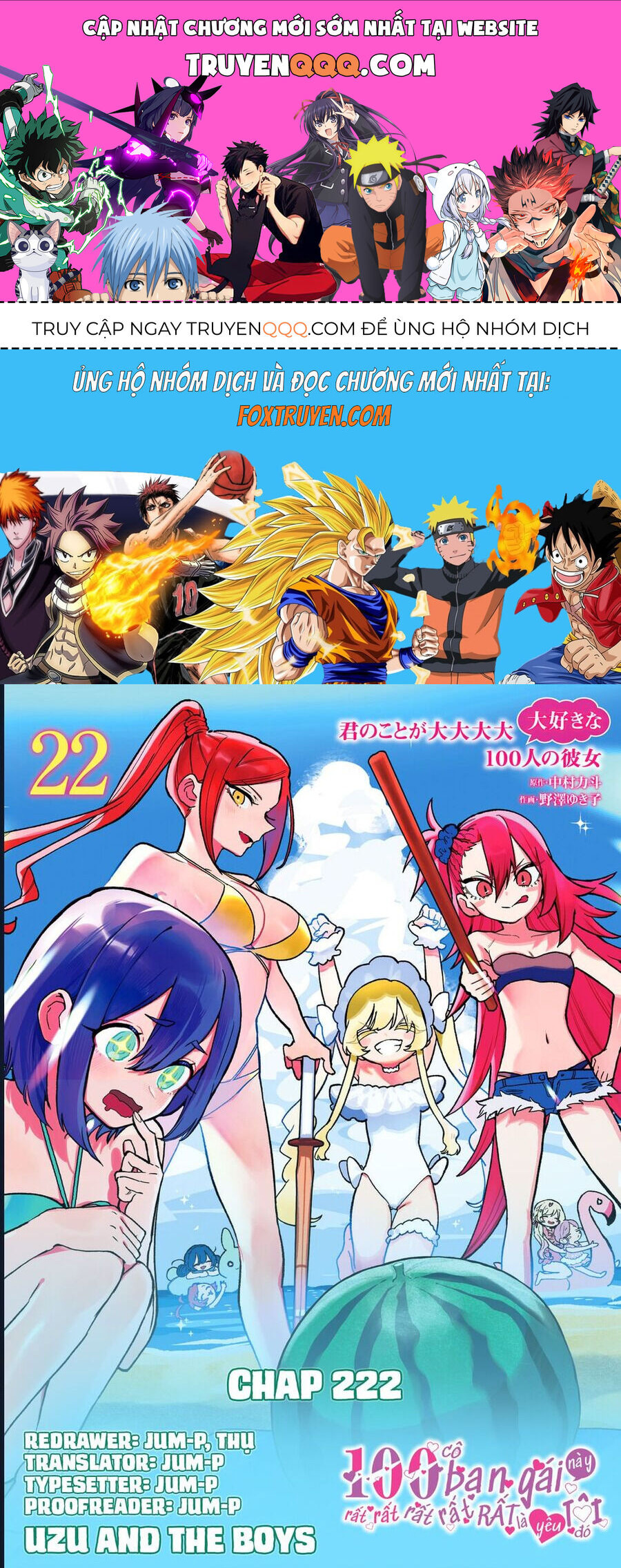 100 Cô Bạn Gái Chap 222 - Next Chap 223