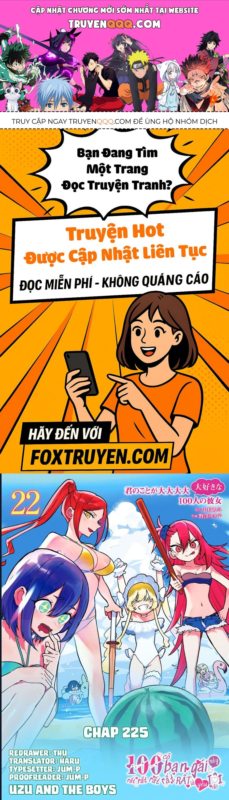 100 Cô Bạn Gái Chap 225 - Next Chap 226
