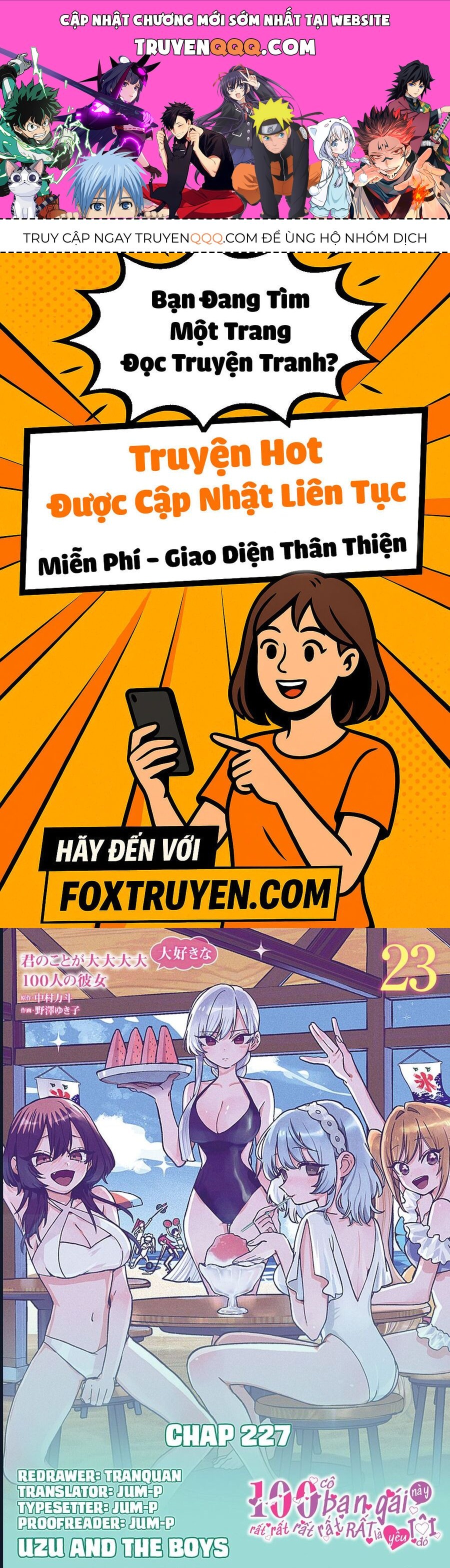 100 Cô Bạn Gái Chap 227 - Next Chap 228