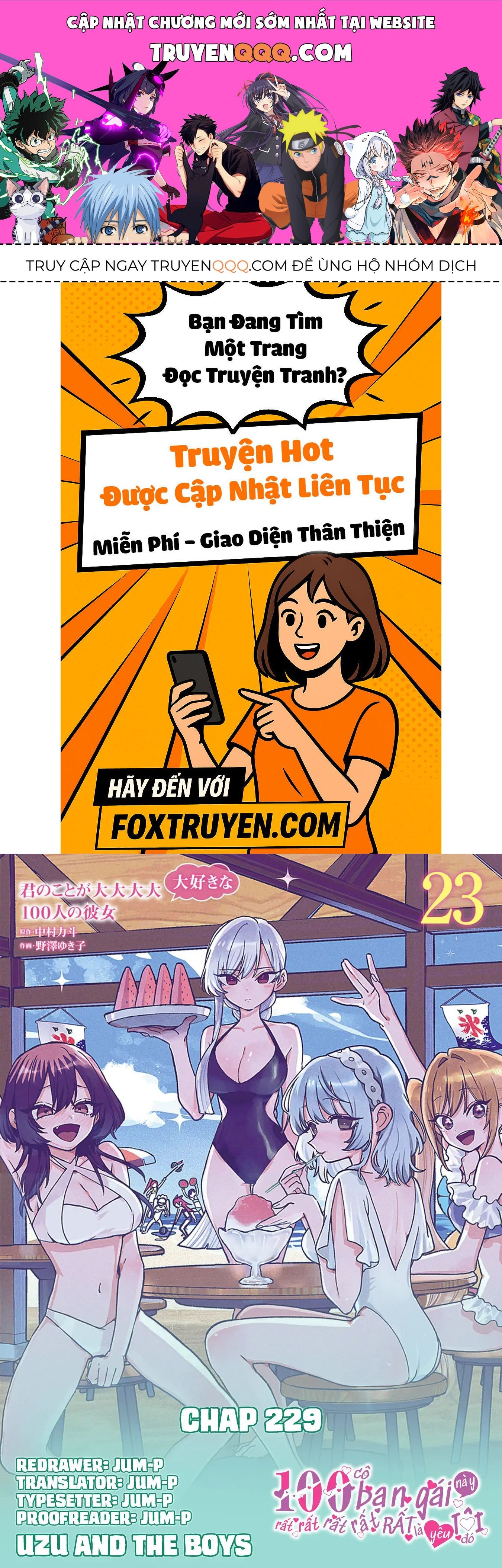 100 Cô Bạn Gái Chap 229 - Next Chap 230