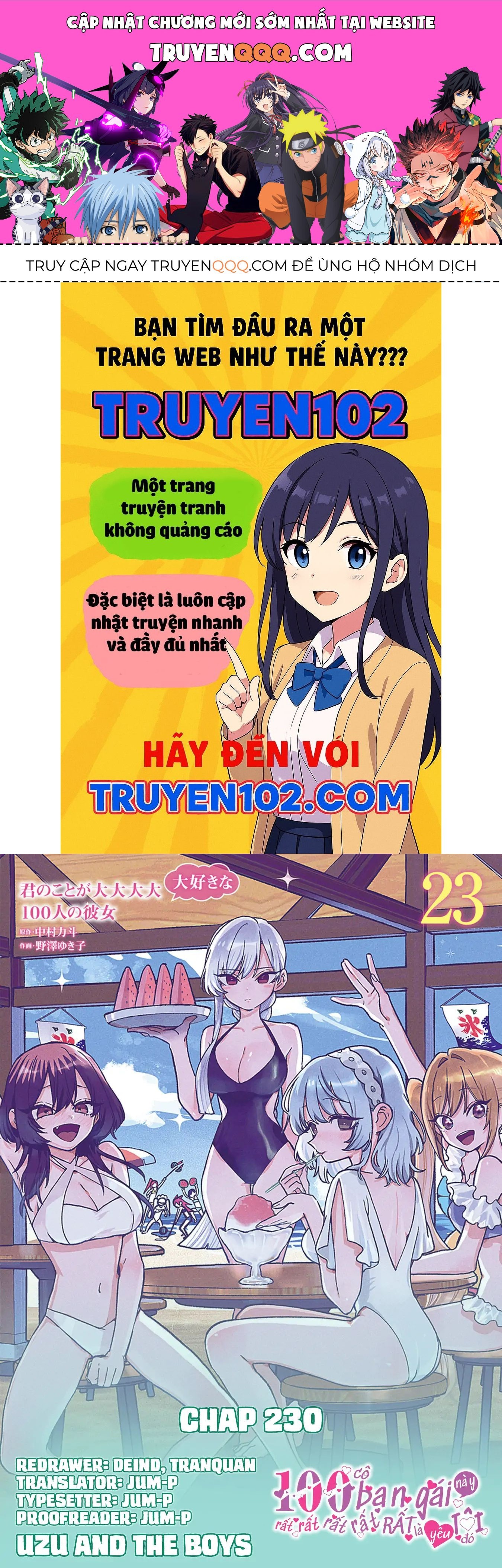 100 Cô Bạn Gái Chap 230 - Next Chap 231