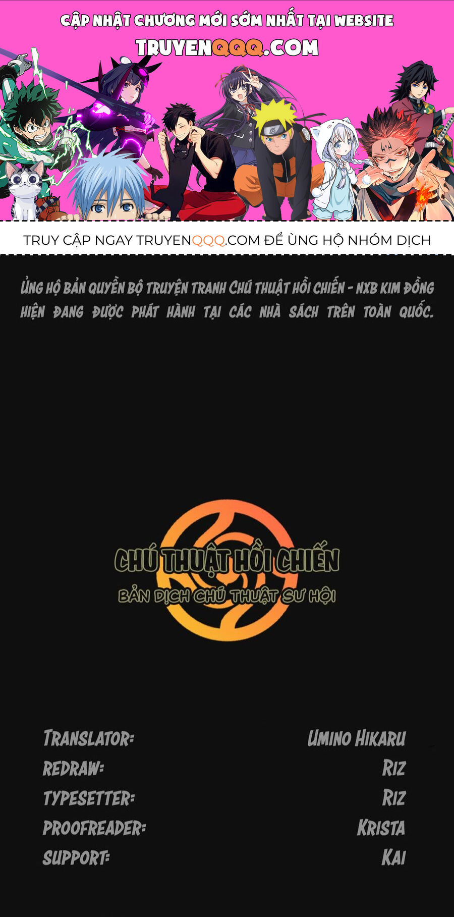 Chú Thuật Hồi Chiến Chap 255 - Next Chap 256