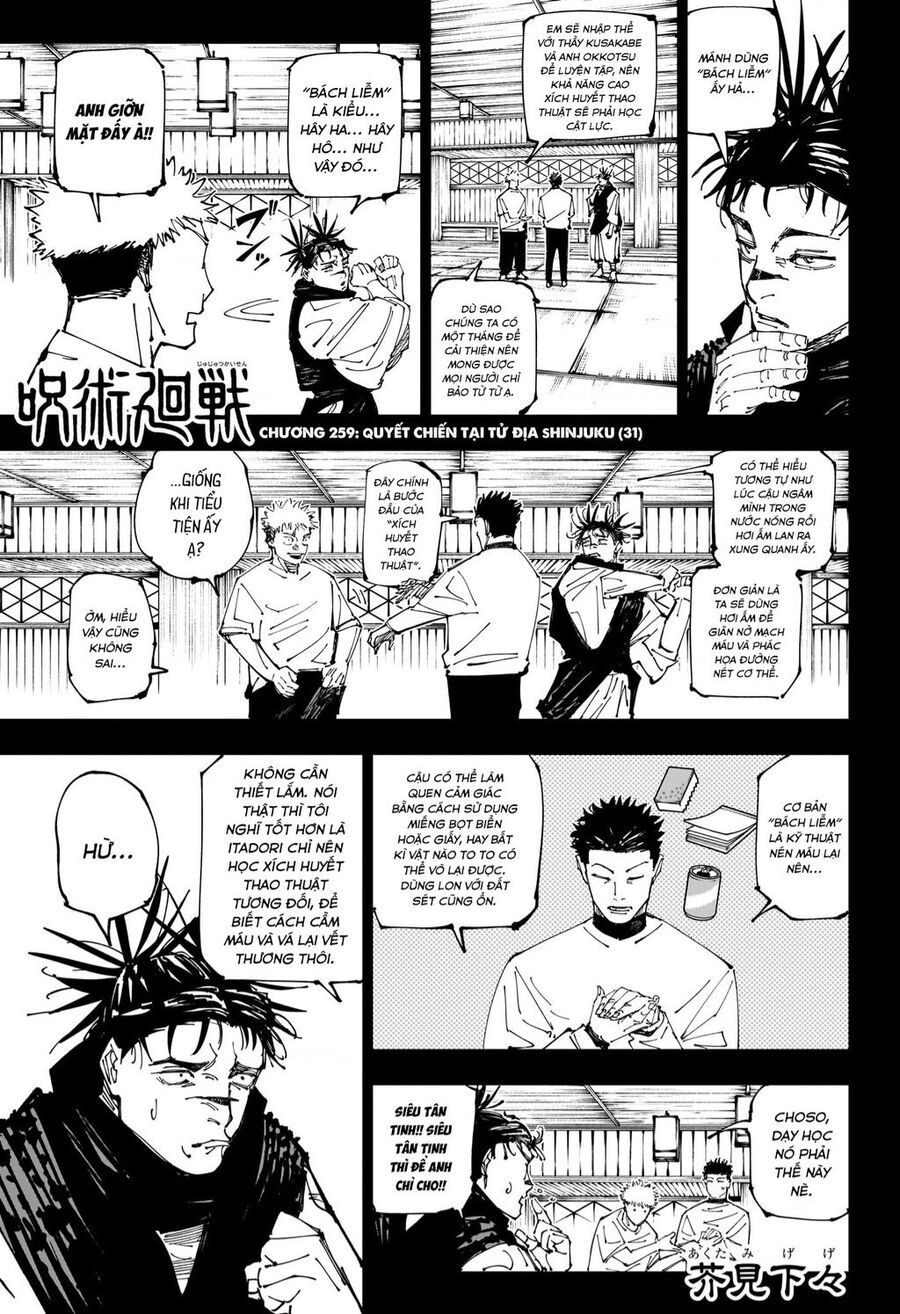 Chú Thuật Hồi Chiến Chap 259 - Next Chap 260