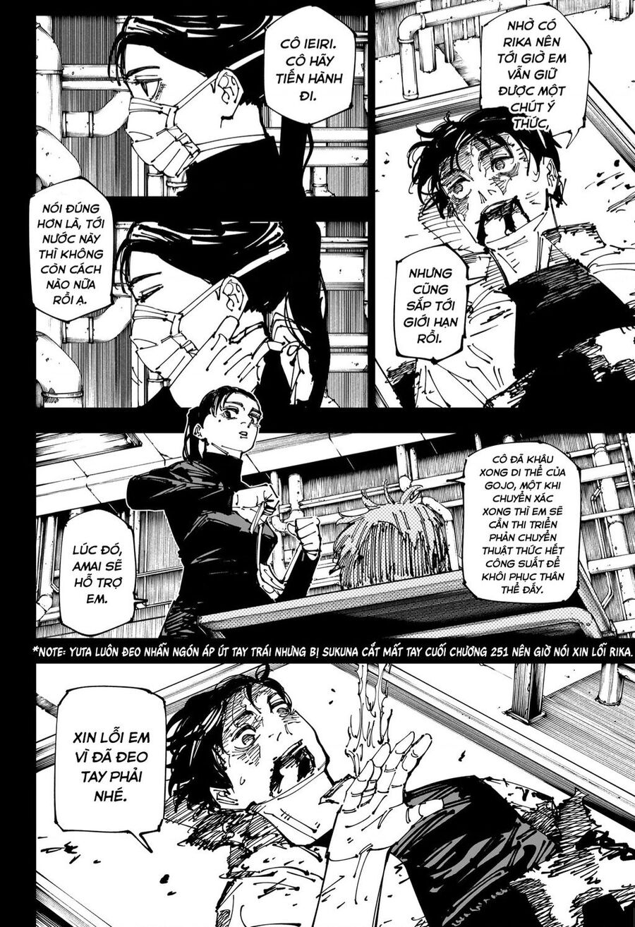 Chú Thuật Hồi Chiến Chap 261 - Next Chap 262