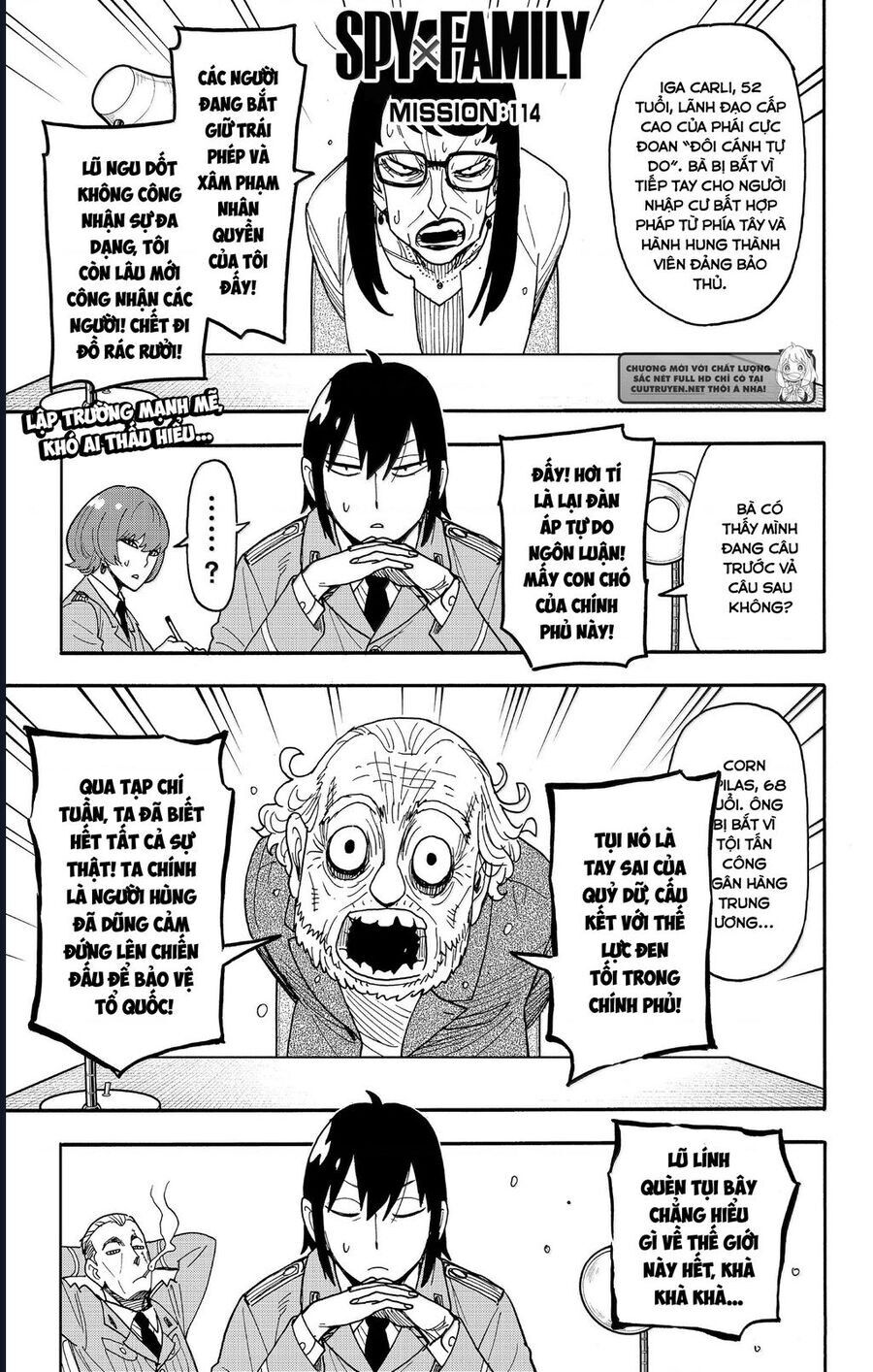 Gia Đình Điệp Viên Chap 114 - Next Chap 115