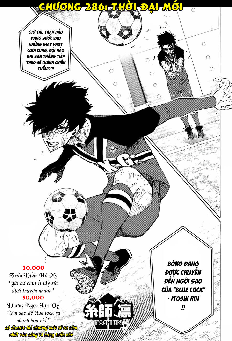 Thiên Tài Bóng Đá, Tiền Đạo Số 1 Chap 286 - Next Chap 287