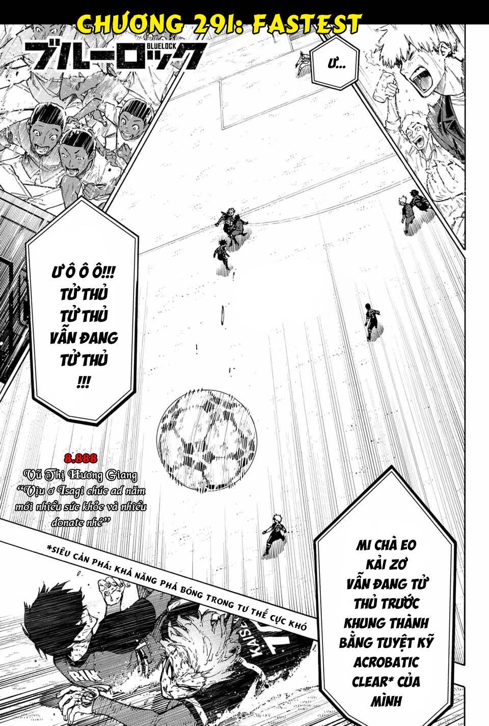 Thiên Tài Bóng Đá, Tiền Đạo Số 1 Chap 291 - Next Chap 292