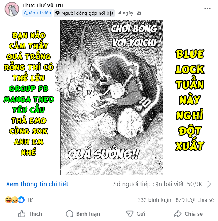 Thiên Tài Bóng Đá, Tiền Đạo Số 1 Chap 294.5 - Next Chap 295.5