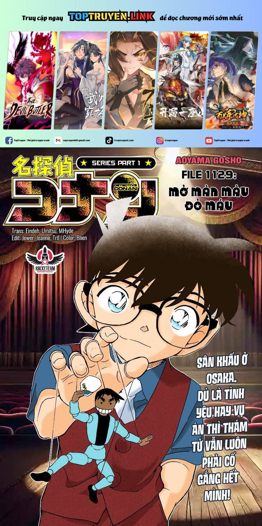 Thám Tử Conan Chap 1129 - Next Chap 1130