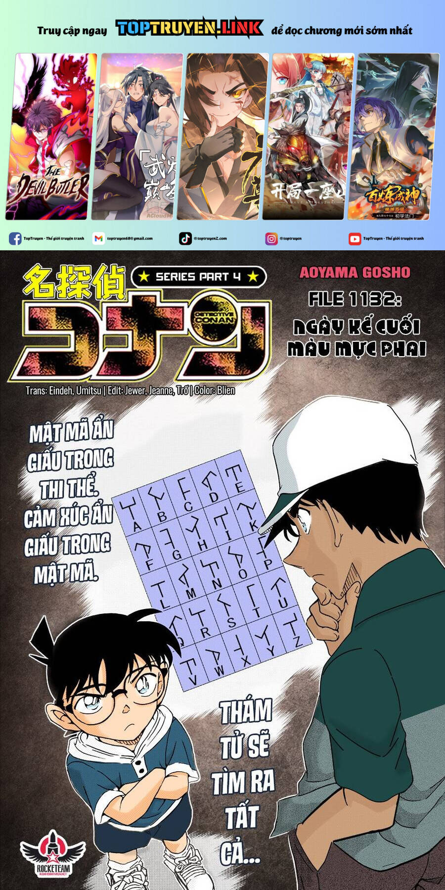 Thám Tử Conan Chap 1132 - Next Chap 1133