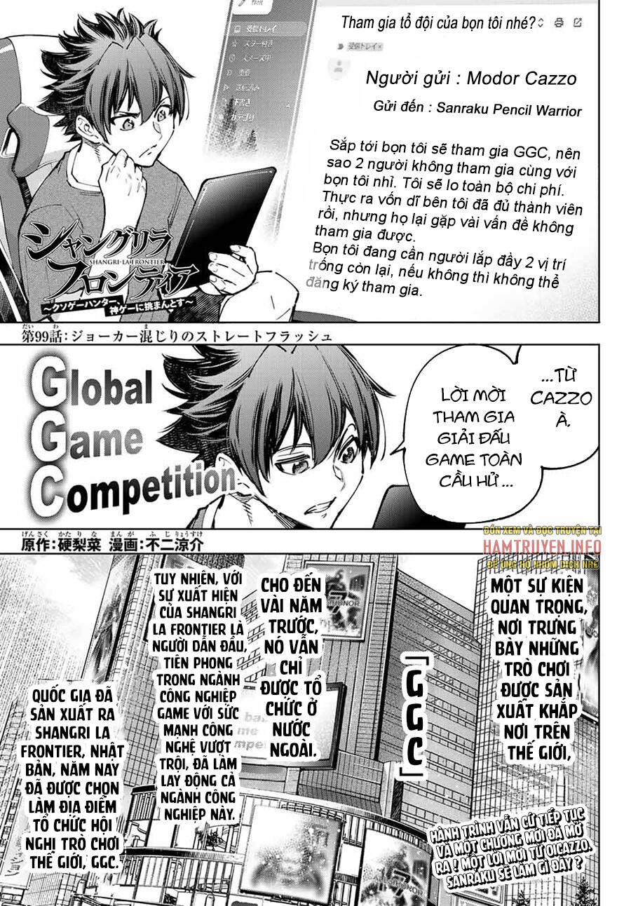 Shangri-La Frontier Chap 99 - Next Chap 100