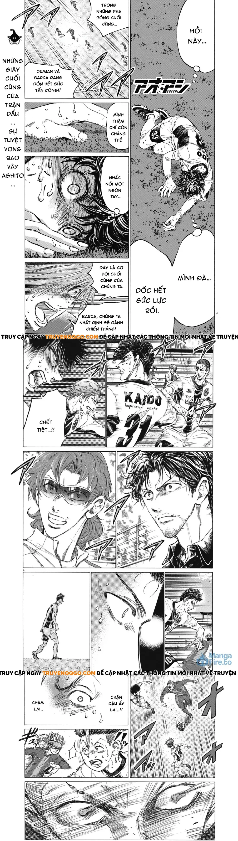 Thiên Tài Bóng Đá Ashito Chap 405 - Next Chap 406