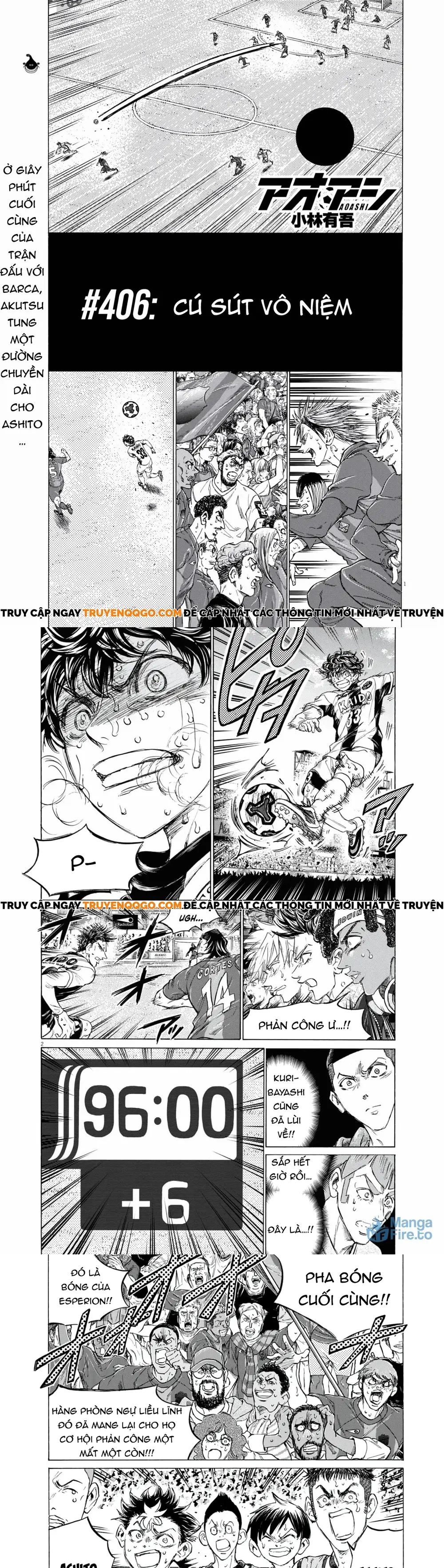 Thiên Tài Bóng Đá Ashito Chap 406 - Next Chap 407