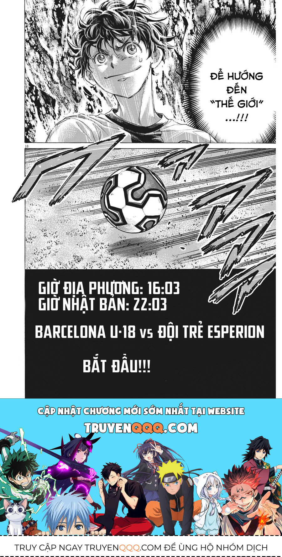 Thiên Tài Bóng Đá Ashito Chap 348 - Next Chap 349