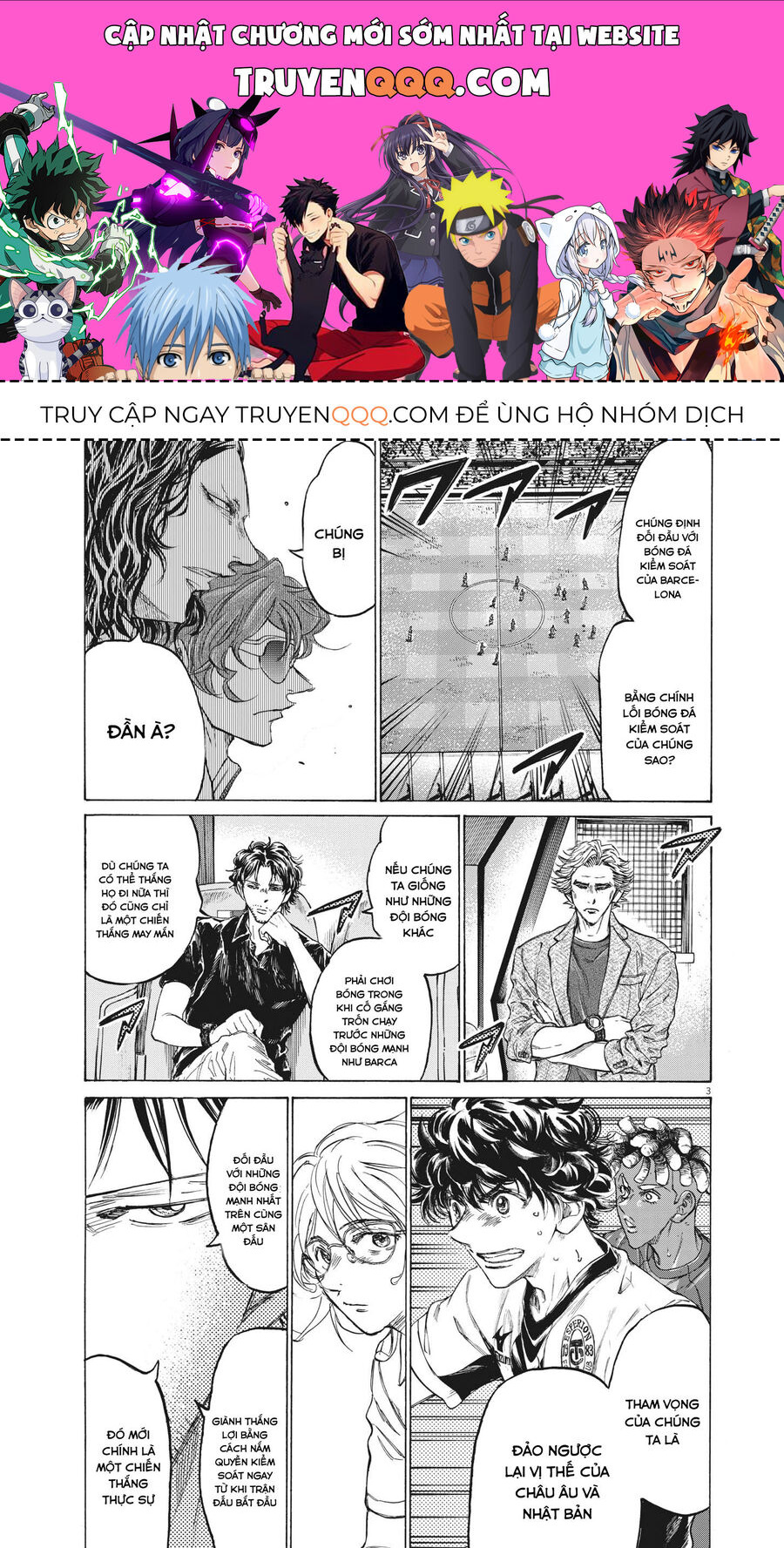 Thiên Tài Bóng Đá Ashito Chap 350 - Next Chap 351