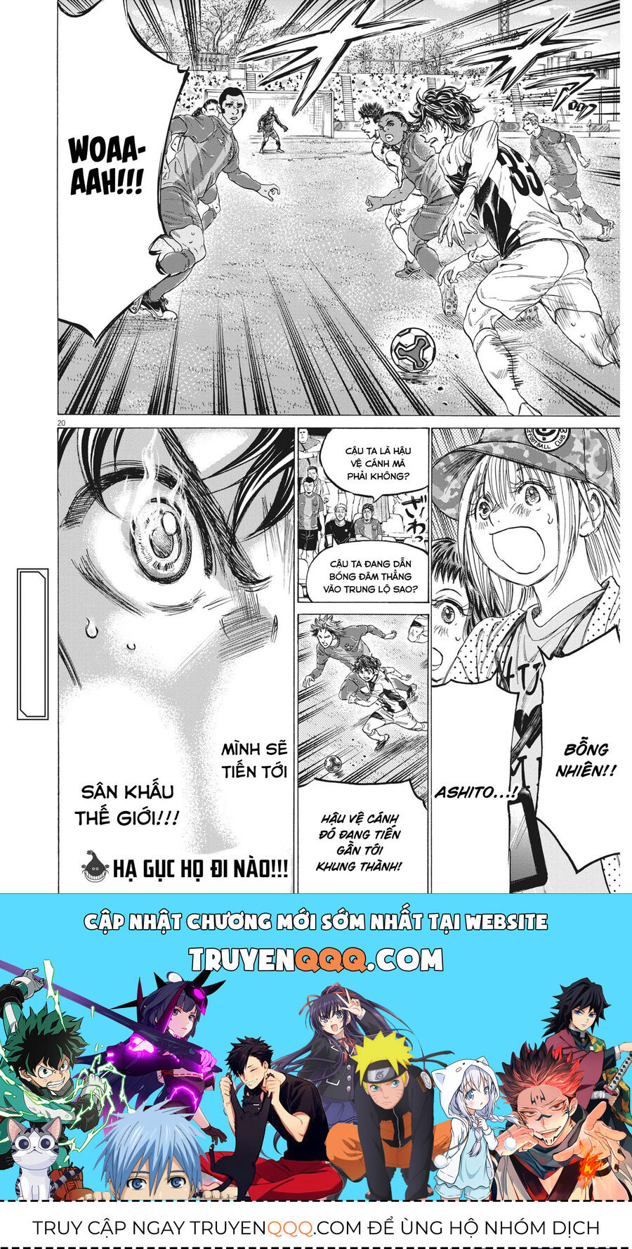 Thiên Tài Bóng Đá Ashito Chap 350 - Next Chap 351