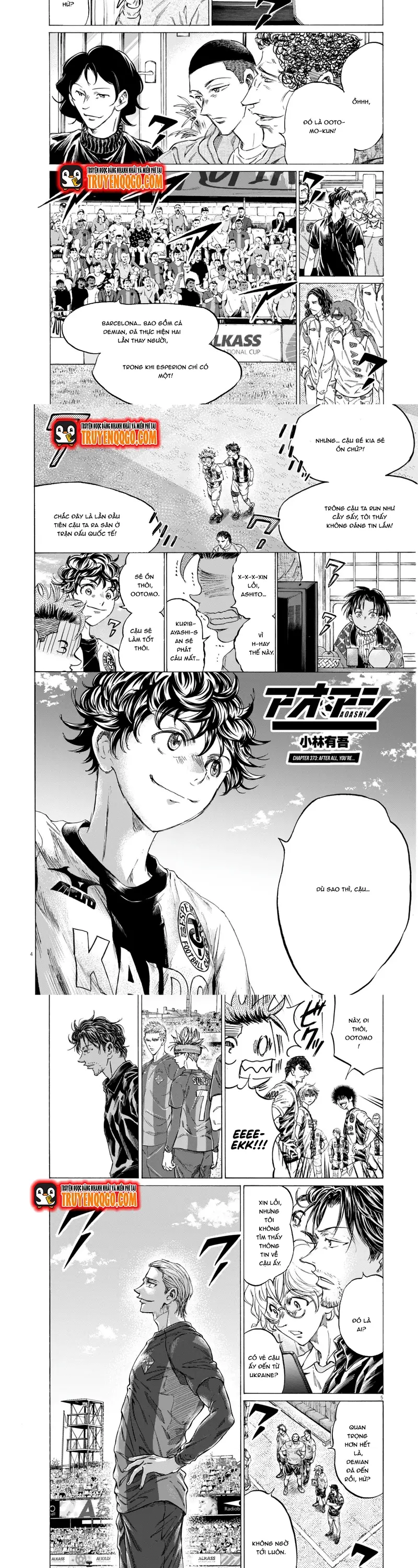 Thiên Tài Bóng Đá Ashito Chap 373 - Next Chap 374