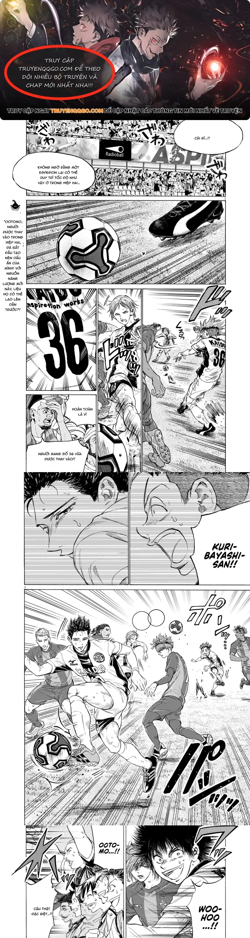 Thiên Tài Bóng Đá Ashito Chap 374 - Next Chap 375