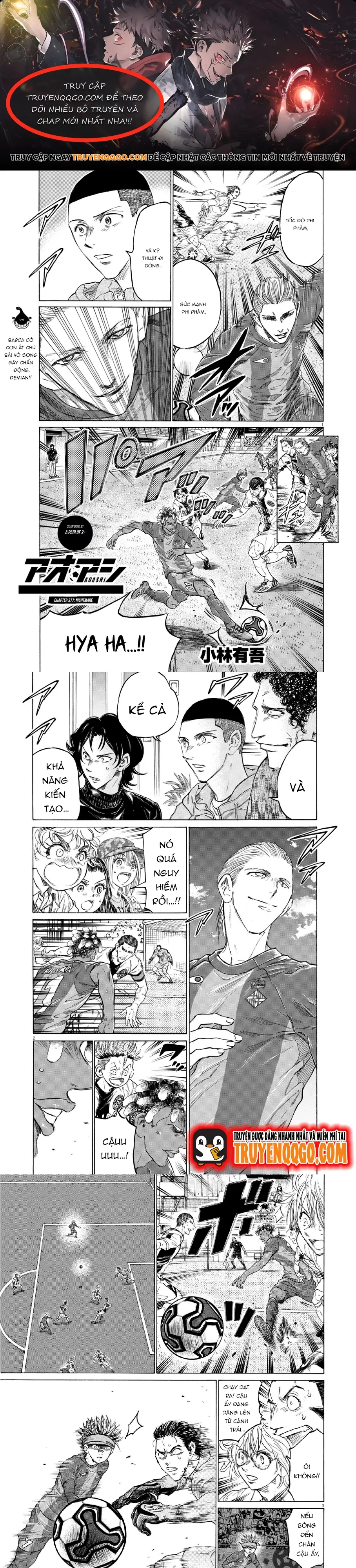 Thiên Tài Bóng Đá Ashito Chap 377 - Next Chap 378