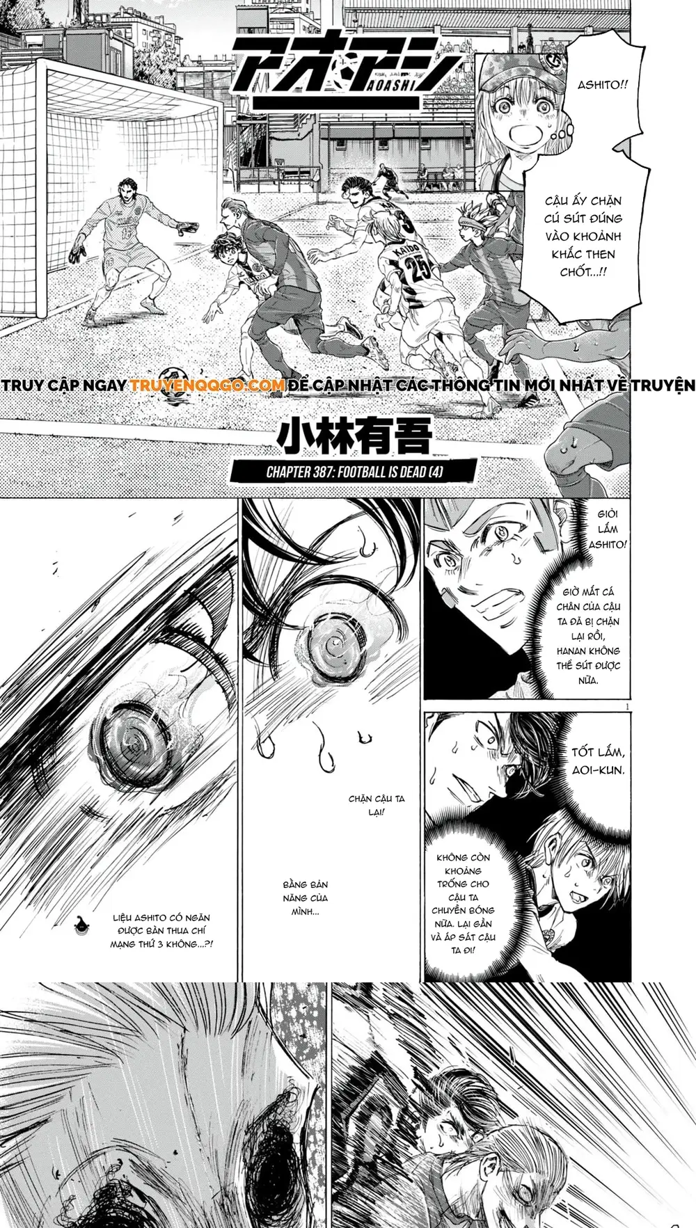 Thiên Tài Bóng Đá Ashito Chap 387 - Next Chap 388
