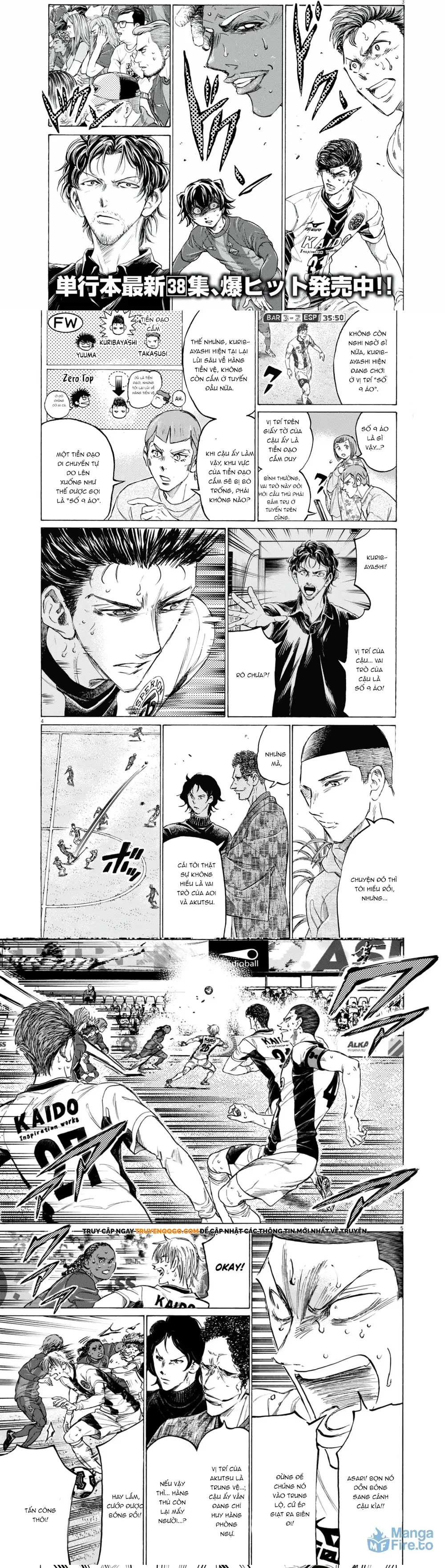 Thiên Tài Bóng Đá Ashito Chap 394 - Next Chap 395